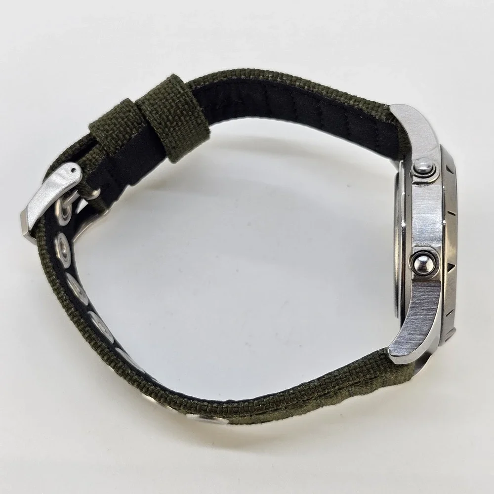 Timex Expedition Analog Digital Men Watch 38MM Green Dial Bands New Battery READ